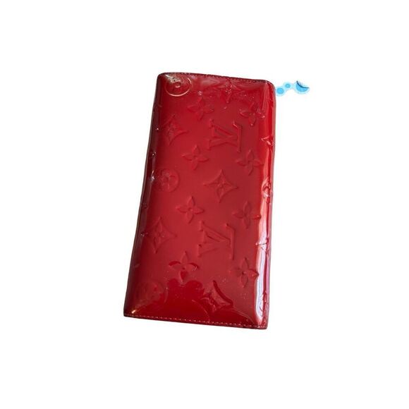 Louis Vuitton Wallet Women’s Red Vernis Complete Set | Louis Vuitton Sarah Auth - Picture 11 of 13